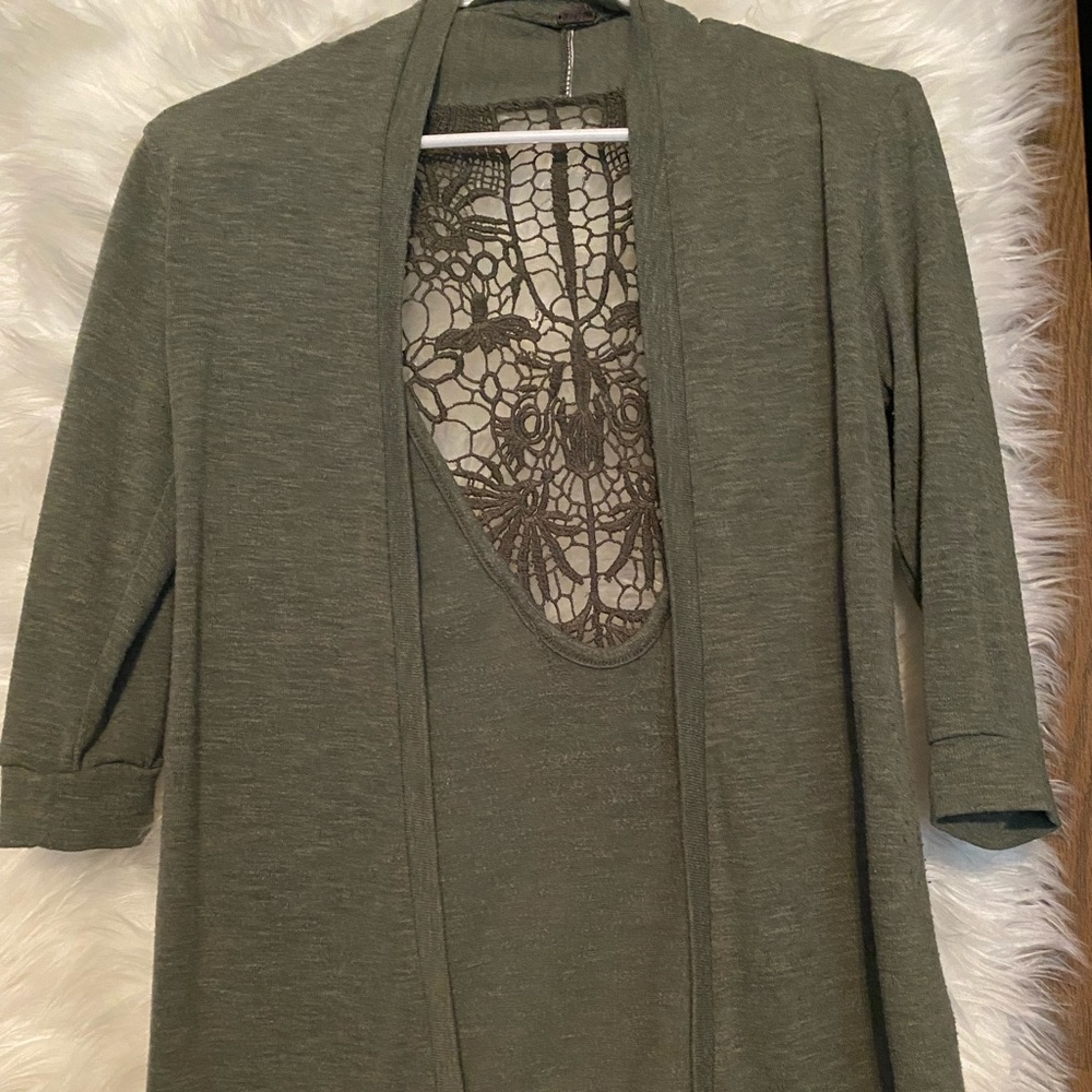 Medium Green cardigan